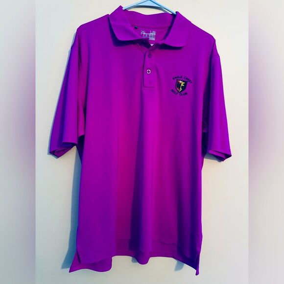 Under Armour Polo size Large in purple - Picture 1 of 7